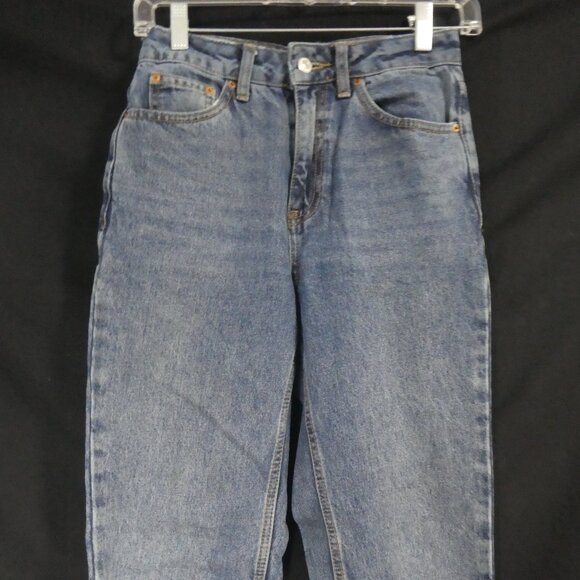 TOPSHOP - MOTO - Made For Mom | W 25 to fit L 32 | Faded Blue Denim - Picture 6 of 16